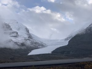 Athabasca Glacier in Jasper Canada