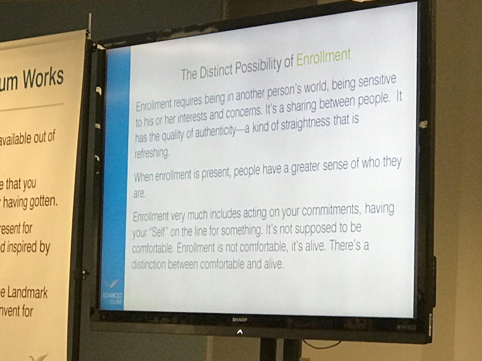 Landmark Forum Addresses Relationships, Communication, Meaning of Life