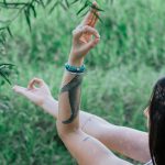 Jedi Mind Tricks, tranquil woman doing yoga in the park